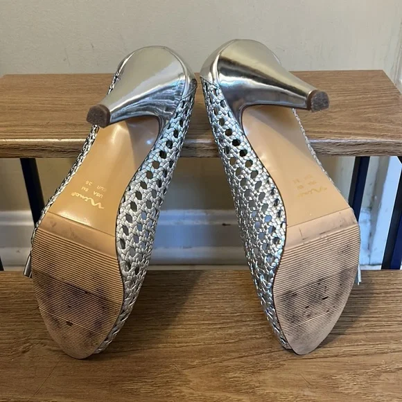 Y2K Nina silver mesh heels - Picture 8 of 10